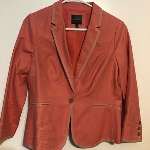 The limited coral pattern blazer